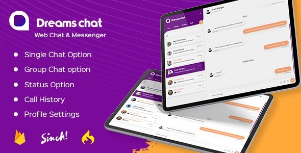 DreamsChat – WhatsApp Clone – Native Android App with Firebase Realtime Chat & Agora for Call