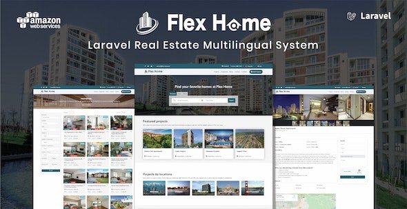 Flex Home – Laravel Real Estate Multilingual System 2.40