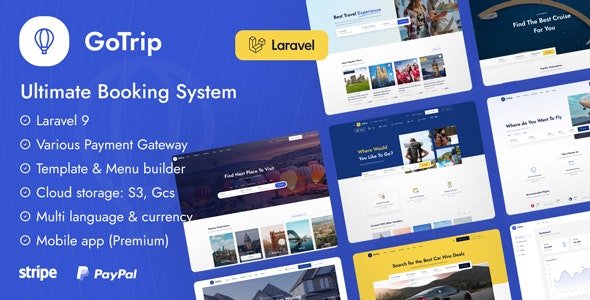 GoTrip – Theme for Mytravel Laravel Booking System 1.1.0