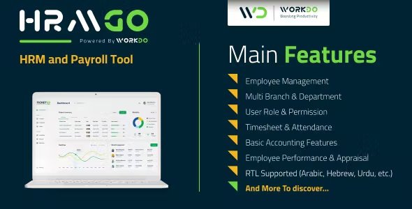 HRMGo SaaS – HRM and Payroll Tool 4.8