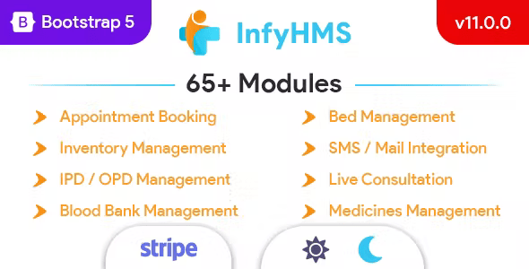 InfyHMS – Smart Laravel Hospital Management System 11.2.1