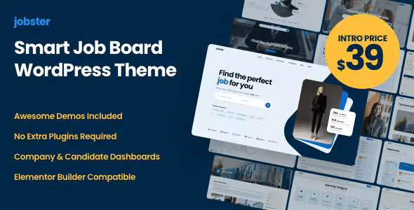 Jobster – Smart Job Board WordPress Theme 1.5