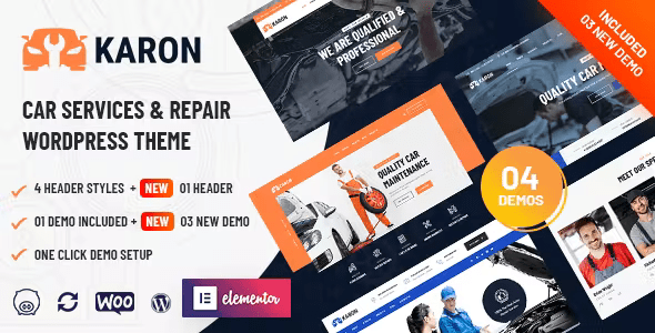 Karon - Car Repair and Service WordPress Theme 2.8