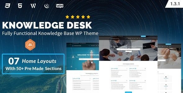 Knowledgedesk – Knowledge Base WordPress Theme 1.3.1