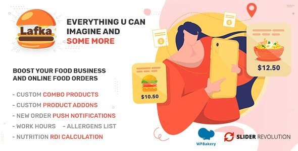 Lafka – Multi Store Burger – Pizza Food Delivery WooCommerce Theme