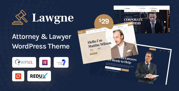 Lawgne – Law & Lawyer WP Theme 1.0.4