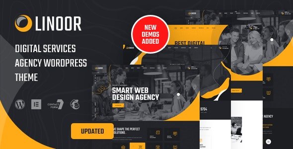 Linoor – Digital Agency Services WordPress Theme 1.7.2