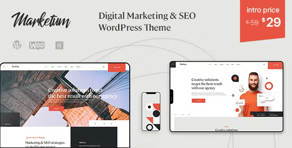 Marketum | Digital marketing SEO WordPress Theme 1.6