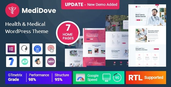 MediDove – Health Medical WordPress Theme