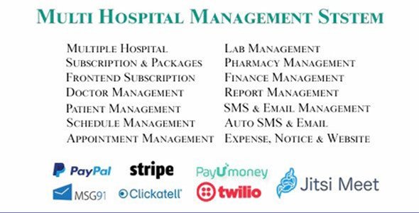 Multi Hospital – Hospital SaaS App + Mobile Applications