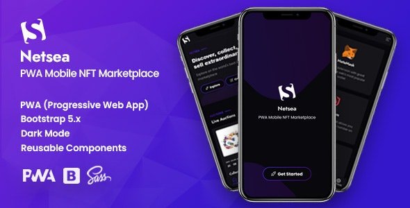 Netsea – PWA Mobile NFT Marketplace
