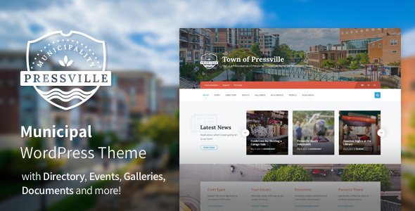 Pressville – Municipal & City Government WordPress Theme
