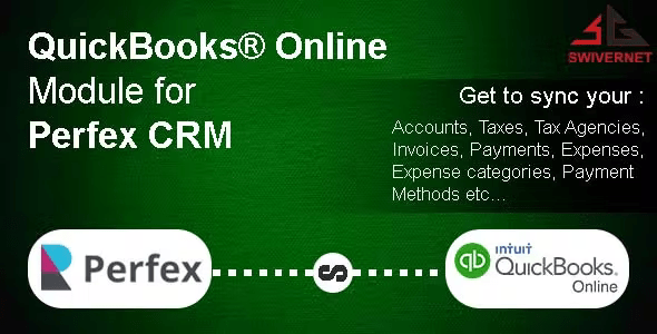 QuickBooks® Online Module for Perfex CRM – Real Time and Scheduled Synchronization