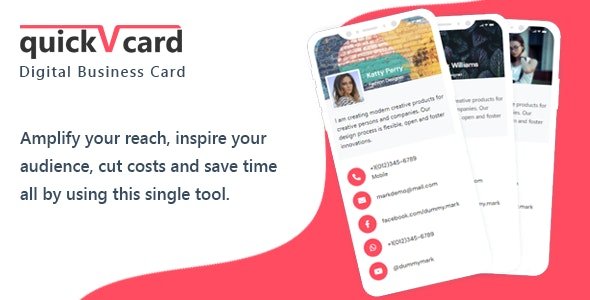 QuickVCard – Digital Business Card SaaS PHP Script 1.6