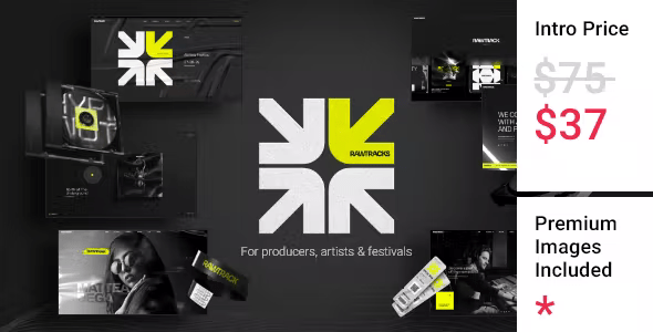 Rawtracks – Music & DJ Theme