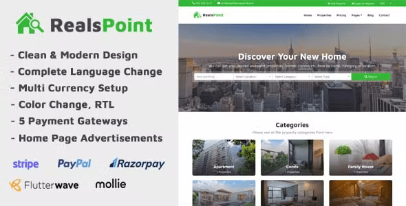 RealsPoint – Real Estate Property Listing Platform 1.2