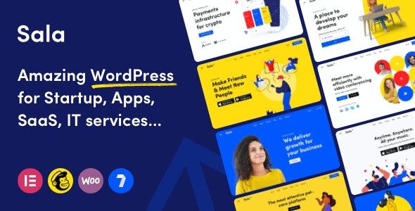 Sala – Startup & SaaS WordPress Theme 1.0.4