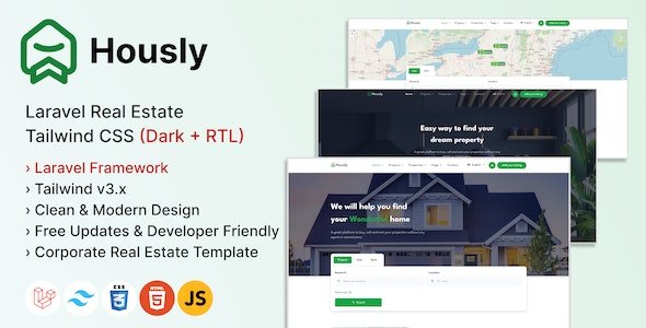Hously – Laravel Real Estate Multilingual System 1.0.2