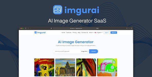 Imgurai – AI Image Generator (SAAS) 1.1
