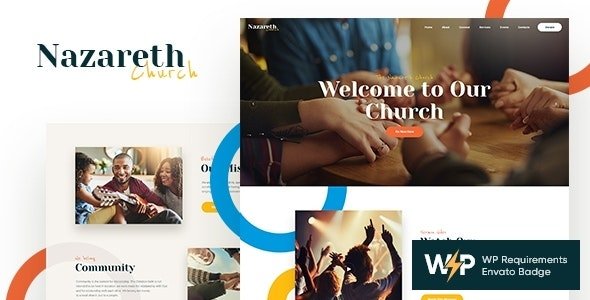 Nazareth | Church Religion WordPress Theme